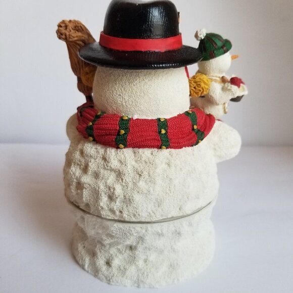 Avon Jolly Snowman Dip Set 2 Piece with Stainless Steel Spreader Knife - Picture 4 of 10